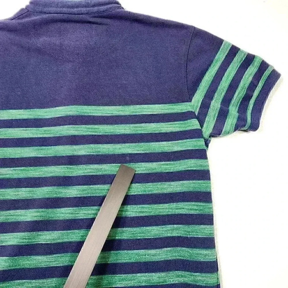 Taanz Men's Summer Polo XL Stripes No Collar Button Henley Type European READ‎ - Picture 9 of 16